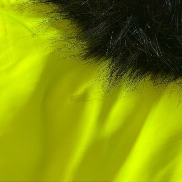 I.AM.GIA Neon Fur Bomber Cropped Cute Jacket Size XS. - Picture 10 of 10